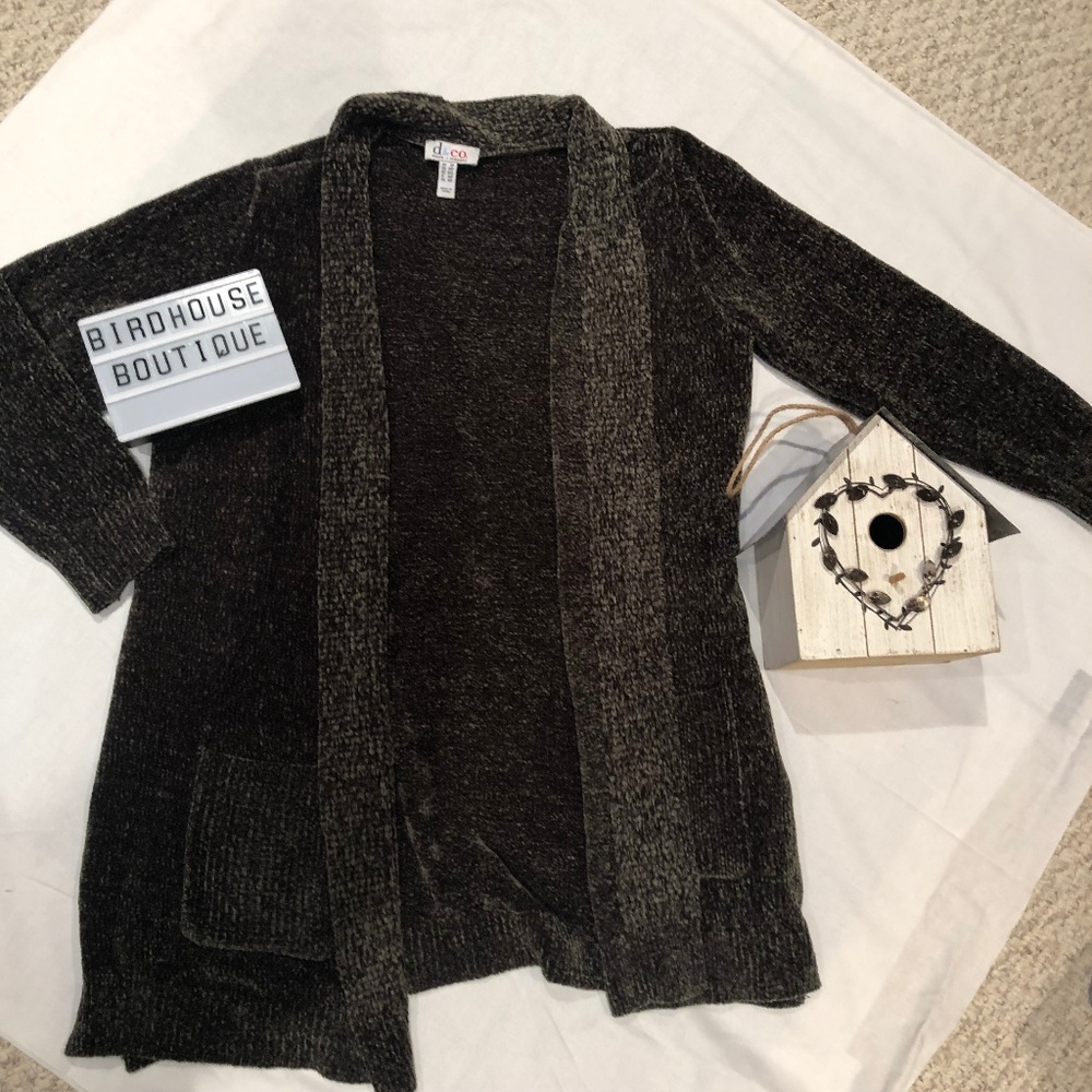 d&co Forrest Green Cardigan